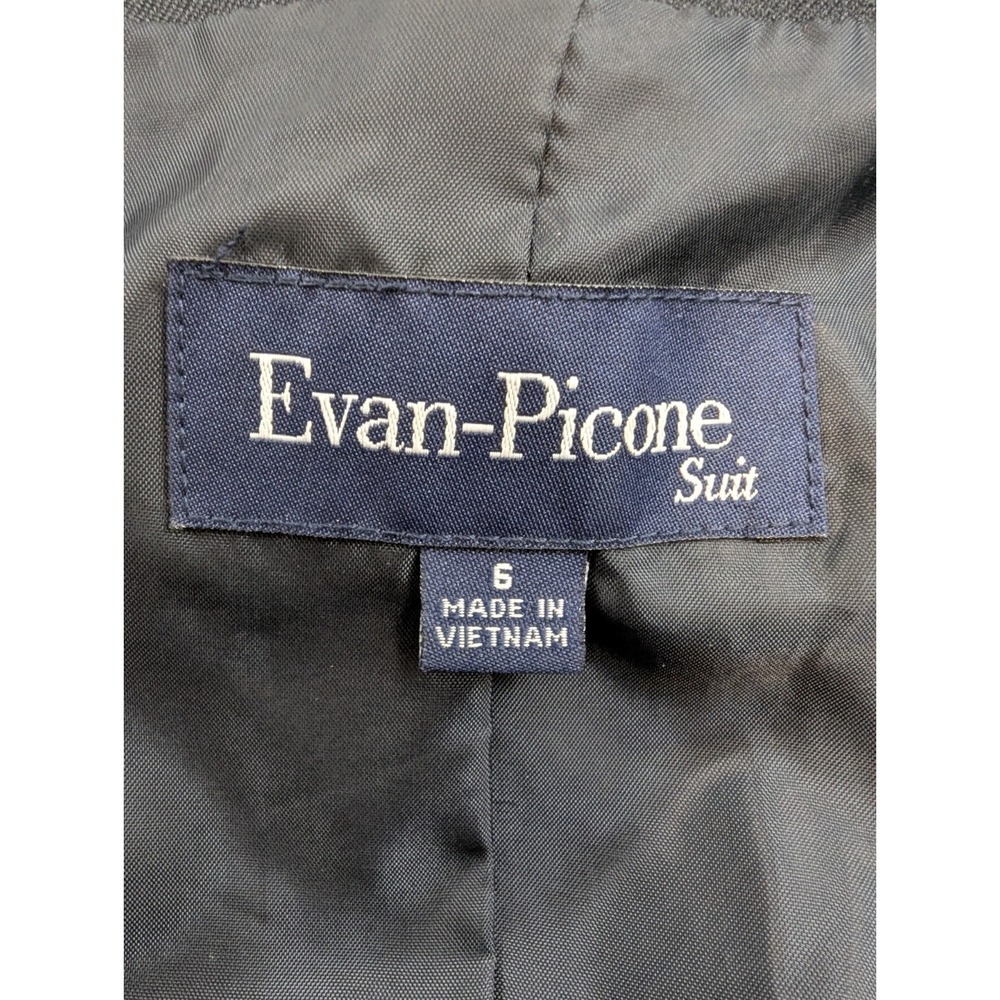 Evan Picone Navy Blue Single Breasted Blazer Women's Size 6 - Picture 6 of 7